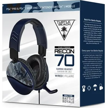 Sluchátka Turtle Beach Recon 70P Blue Camo (PS4/PS5/XONE/XSX/Switch)