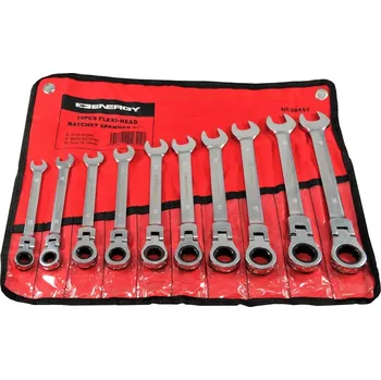 Nářadí pro automobil Sada ráčnových očkoplochých klíčů s kloubem ENERGY