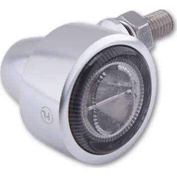 Osvětlení pro motocykl HIGHSIDER LED moto blinkr, zadní světlo, brzdové světlo 3v1 CLASSIC-X1 stříbrný