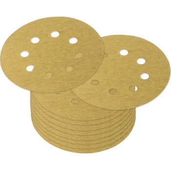 Brusný papír DEMA Brusný papír pro excentrickou brusku 125 mm P180, 10 ks