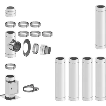 Komín KOMINEX CZ KOMINEX komínová sestava délka 6,3 m 1,0/200/35