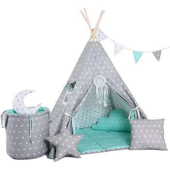 Dětský stan Elis Design Teepee Set Luxury 160 x 110 cm