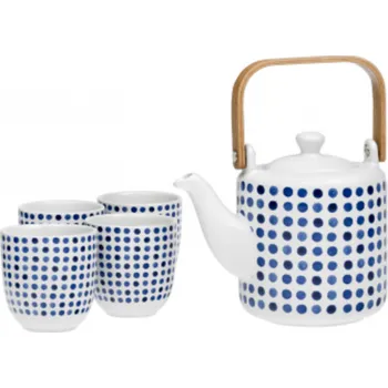 Konvice na čaj Čajová souprava Dottie 0,7 l porcelánová