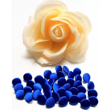 Knoflík Potažený knoflík - královská modrá