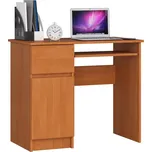 Psací stůl PIKSEL 90 cm olše levý