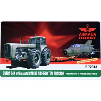 Plastikový model Armada Hobby 1/72 DUTRA D4K w/ closed cab. Airfield Tow Tractor