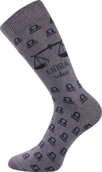 Pánské ponožky BOMA Zodiac Váhy šedé 42-45