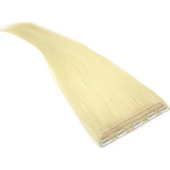 Příčesek Clip pás kanekalon 60cm rovný - nejsvětlejší blond
