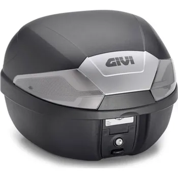 Zavazadlo na motocykl B 29NT kufr GIVI černý s čirými/kouřovými odrazkami (Monolock s vlastní plotnou), objem 29 ltr.