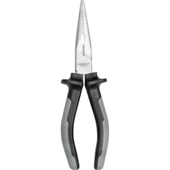 Skříňka na nářadí Ploché špičaté kleště s břitem Granit BLACK EDITION 200 mm