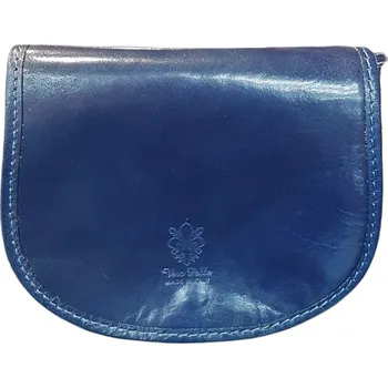 Kabelka Vera Pelle kožená crossbody mini modrá 8720 mini blue