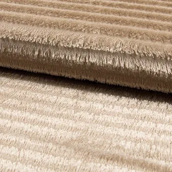 Úplet 22145 světle béžový, vlas v pruhu, š.155