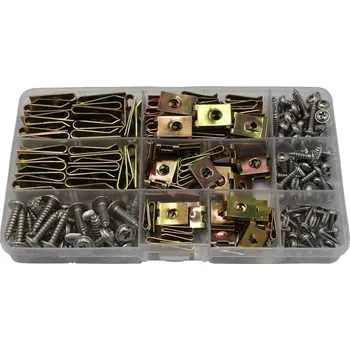 Spojovací materiál SEFIS sada podložek se závitem a vrutama M5 M4 M3 200ks