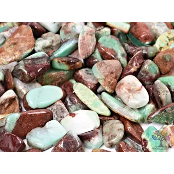 Drahý kámen Magieprirody.cz Tromlovaný kámen Chryzopras M velikost 15 - 30 mm - Austrálie #144 Množství: 1ks