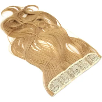 Příčesek Clip pás kanekalon 60cm vlnitý - přírodní / světlejší blond