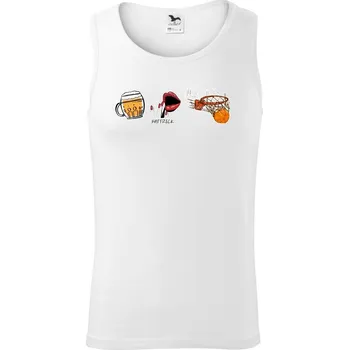 Hattrick basketball - Tílko pánské Core - S ( Bílá )