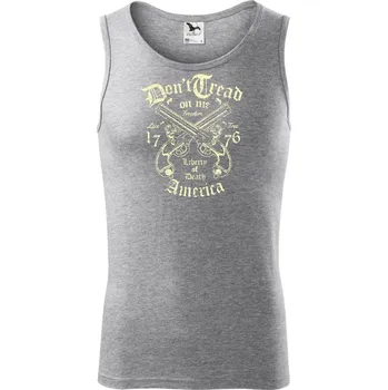 Liberty Of Death - Tílko pánské Core - L ( Tmavě šedý melír )