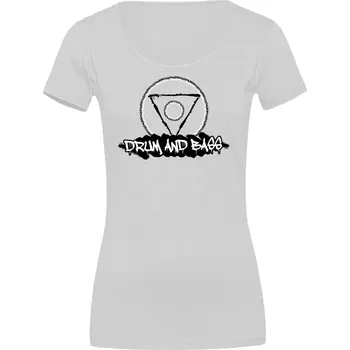 Dámské tričko Dámské tričko DNB Shape Velikost: 3XL, Barva: Bílá