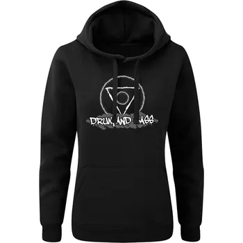 Dámská mikina Dámská mikina s kapucí DNB Shape Velikost: M, Barva: Černá