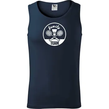 Badminton Family Team - Tílko pánské Core - S ( Námořní modrá (velmi tmavá - téměř černá) )