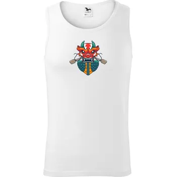 Dračí loď příď - Tílko pánské Core - L ( Bílá )