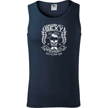 Nesnáším být sexy - manager - Tílko pánské Core - 2XL ( Námořní modrá (velmi tmavá - téměř černá) )