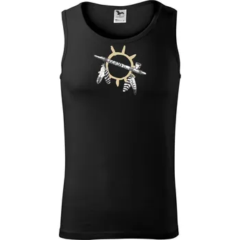 Pánské termoprádlo Indiánská dýmka - Tílko pánské Core - S ( Černá )