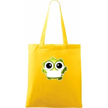 Virus s rouškou - Taška bavlněná - 42 x 38 cm ( Žlutá )