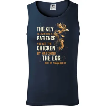 Chicken patience - Tílko pánské Core - 2XL ( Námořní modrá (velmi tmavá - téměř černá) )