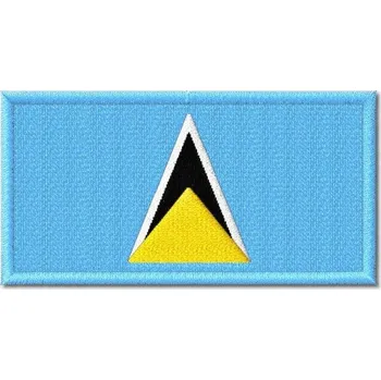 Nášivka Pelisport Nášivka vlajka Svatá Lucie 6 x 3 cm