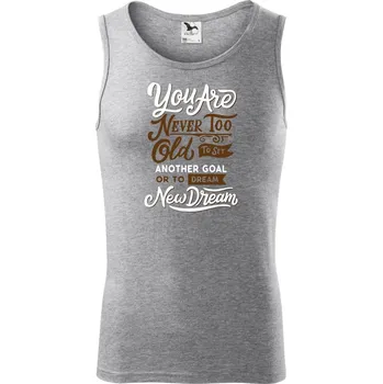 New dream - Tílko pánské Core - XL ( Tmavě šedý melír )