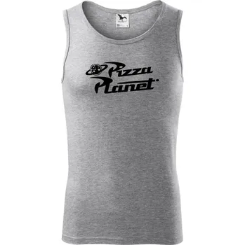 Pizza Planet - Tílko pánské Core - 2XL ( Tmavě šedý melír )