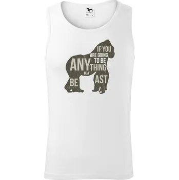 Gorilla beast - Tílko pánské Core - XL ( Bílá )