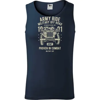 Army Ride - Tílko pánské Core - XL ( Námořní modrá (velmi tmavá - téměř černá) )