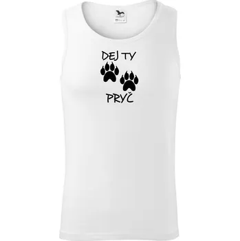 Dej ty tlapy pryč - Tílko pánské Core - XL ( Bílá )
