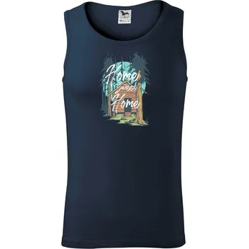 Home sweet home - kreslený - Tílko pánské Core - M ( Námořní modrá (velmi tmavá - téměř černá) )