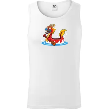 Pánské termoprádlo Dračí loď s pádlem - Tílko pánské Core - M ( Bílá )