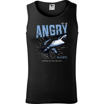 Pánské termoprádlo Shark angry - Tílko pánské Core - S ( Černá )