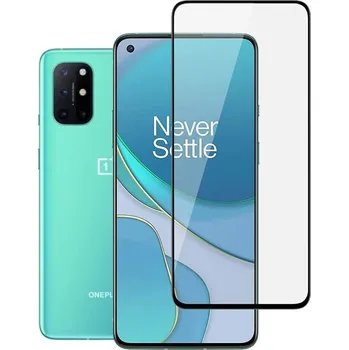 Picasee 3D ochranné tvrzené sklo s rámečkem pro OnePlus 8T - černé