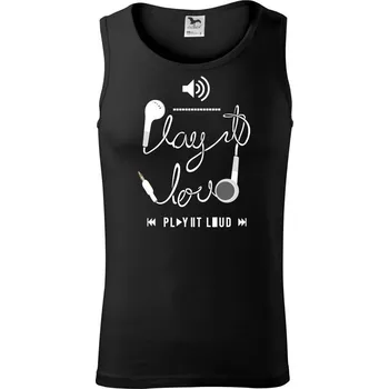 Play it loud - Tílko pánské Core - M ( Černá )
