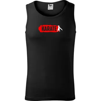 Pánské termoprádlo Karate nápis - Tílko pánské Core - S ( Černá )