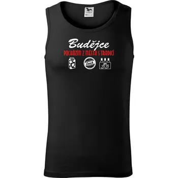 Pánské termoprádlo Budějce město s tradicí - Tílko pánské Core - M ( Černá )