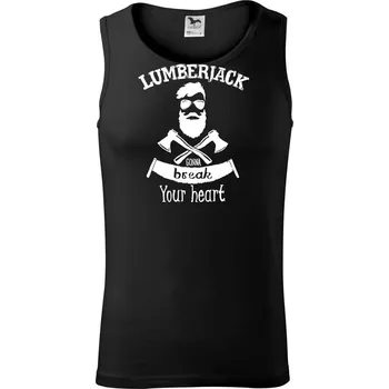 Lumberjack gonna break your hearth - Tílko pánské Core - S ( Černá )