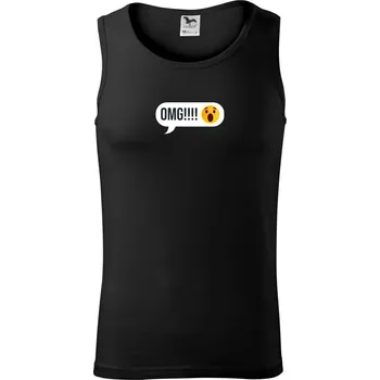 Pánské termoprádlo Emoji - OMG - Tílko pánské Core - M ( Černá )