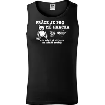 Pánské termoprádlo Práce je pro mě hračka - Tílko pánské Core - 2XL ( Černá )