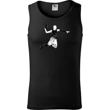 Pánské termoprádlo Basketbalista ve výskoku - Tílko pánské Core - L ( Černá )