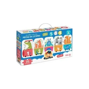 Puzzle Puzzle z dziurką Pociąg do liczenia