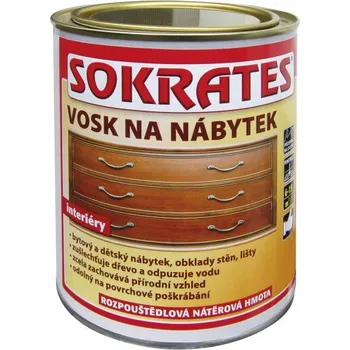 barva a nátěr na dřevo SOKRATES VOSK NA NÁBYTEK ČIRÝ 2 L