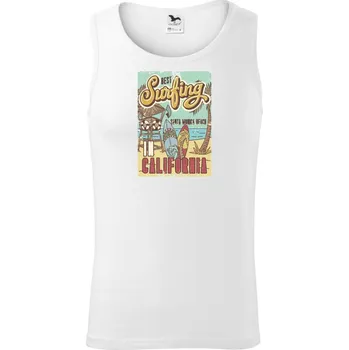 Santa Monica Beach Surf - Tílko pánské Core - L ( Bílá )