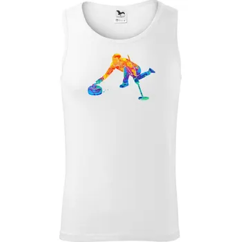 Pánské termoprádlo Curling splash - Tílko pánské Core - S ( Bílá )